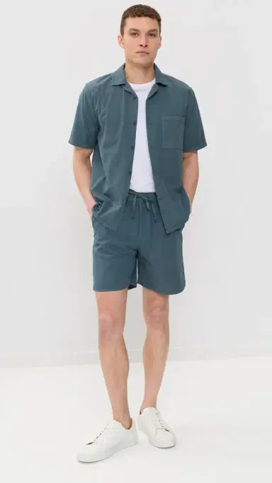 Alex Crane Air Cotton Bo Shorts 6 Lake M | Thumbnail 5 Alex Crane Air Cotton Bo Shorts 6 Lake M | Thumbnail 5