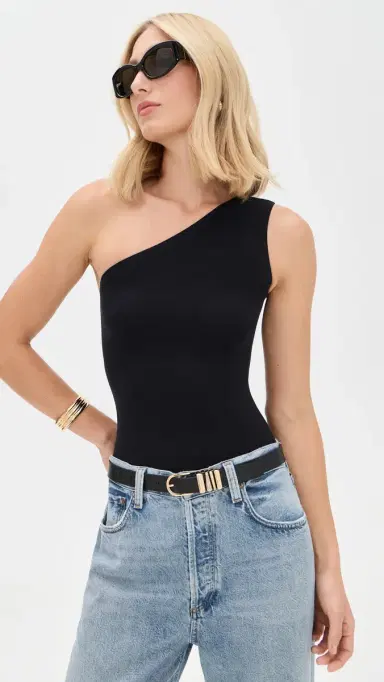 Commando Ballet One Shoulder Thong Bodysuit | Thumbnail 2