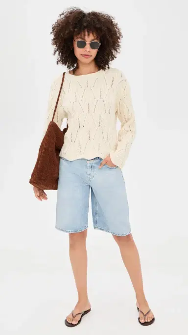 Closed Jenica Denim Shorts Light Blue | Thumbnail 5 Closed Jenica Denim Shorts Light Blue | Thumbnail 5