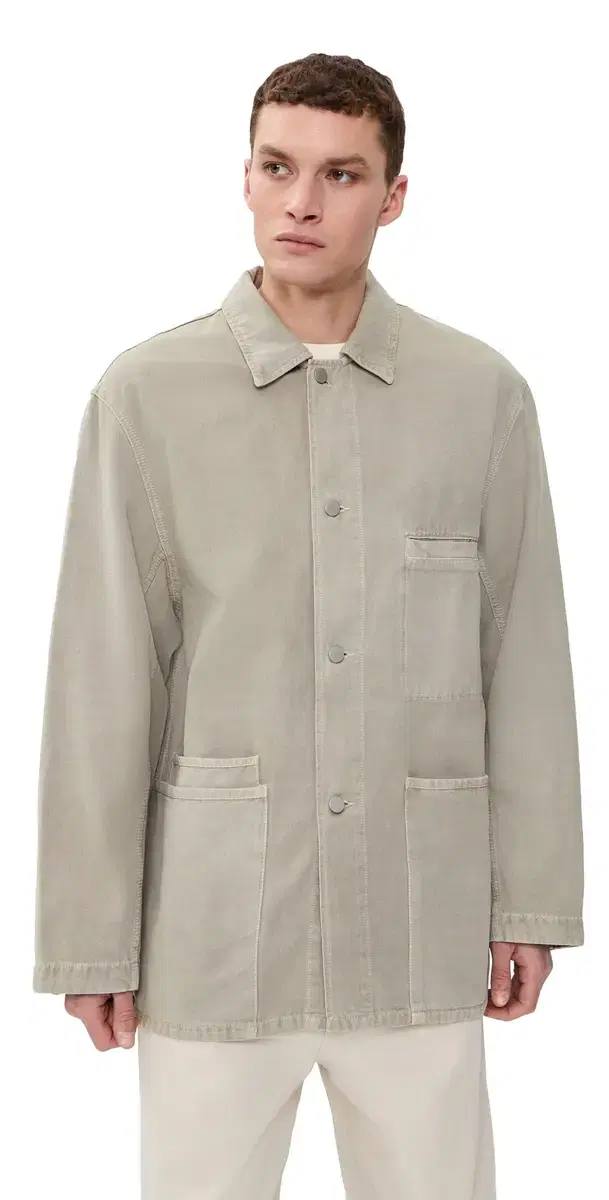 Lemaire Utility Overshirt Moonstone