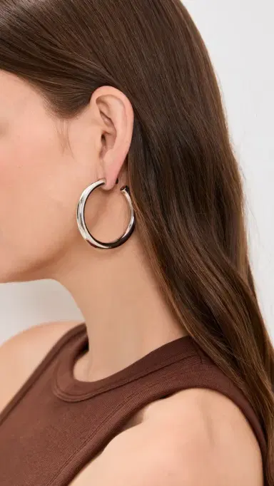 Jennifer Fisher 1.5 Samira Baby Hoops | Thumbnail 3 Jennifer Fisher 1.5 Samira Baby Hoops | Thumbnail 3