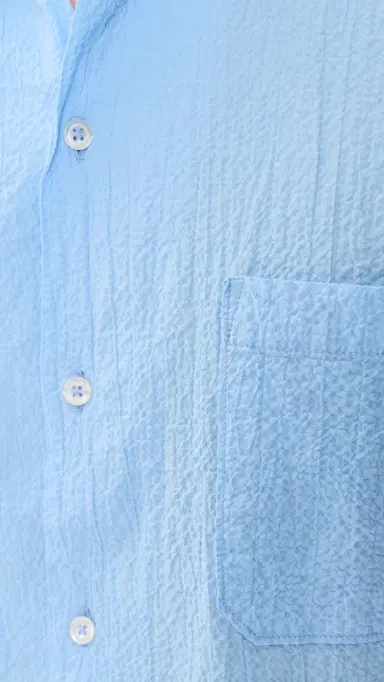Universal Works Road Shirt ky Blue | Thumbnail 6