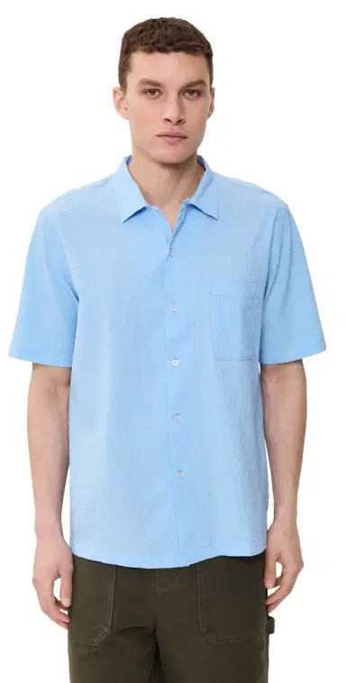 Universal Works Road Shirt ky Blue | Thumbnail 1