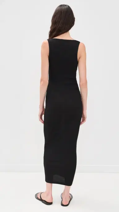 ALL THREE Dar V Dress Black M | Thumbnail 3