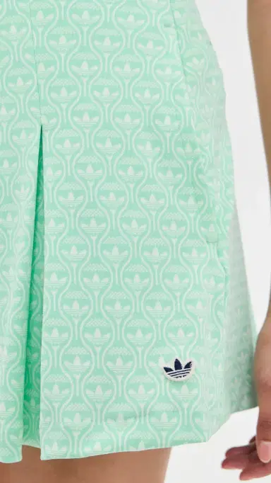 Adidas Golf Originals All Over Skort Clear Mint/Chalk White | Thumbnail 6 Adidas Golf Originals All Over Skort Clear Mint/Chalk White | Thumbnail 6