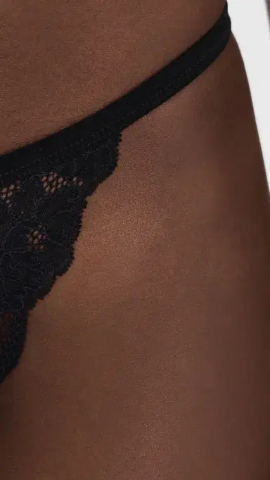 HONEYDEW Riot Thong Panty Black L | Thumbnail 5