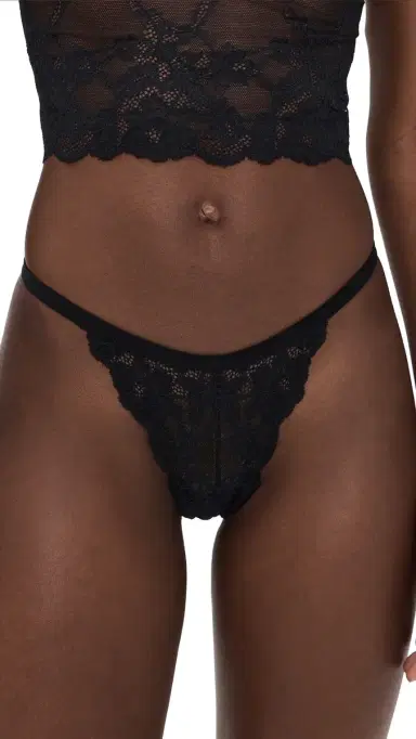 HONEYDEW Riot Thong Panty Black L | Thumbnail 6