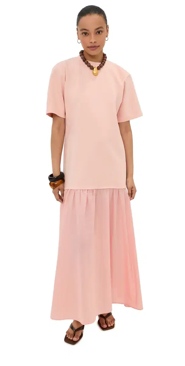 LE BOP Camden Dress Pale Pink