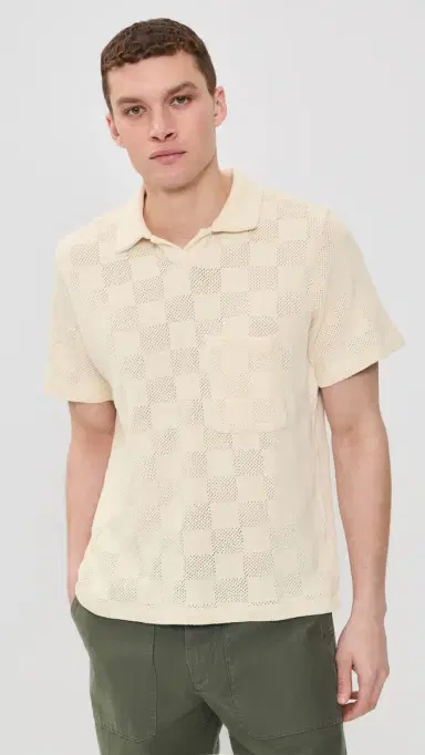 UNIVERSAL WORKS Vacation Polo Ecru M | Thumbnail 2