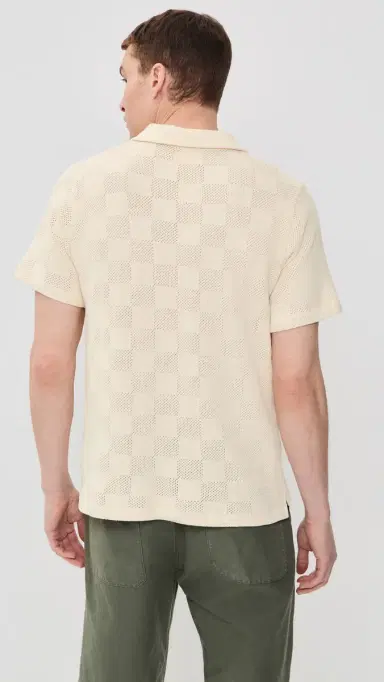 UNIVERSAL WORKS Vacation Polo Ecru M | Thumbnail 3