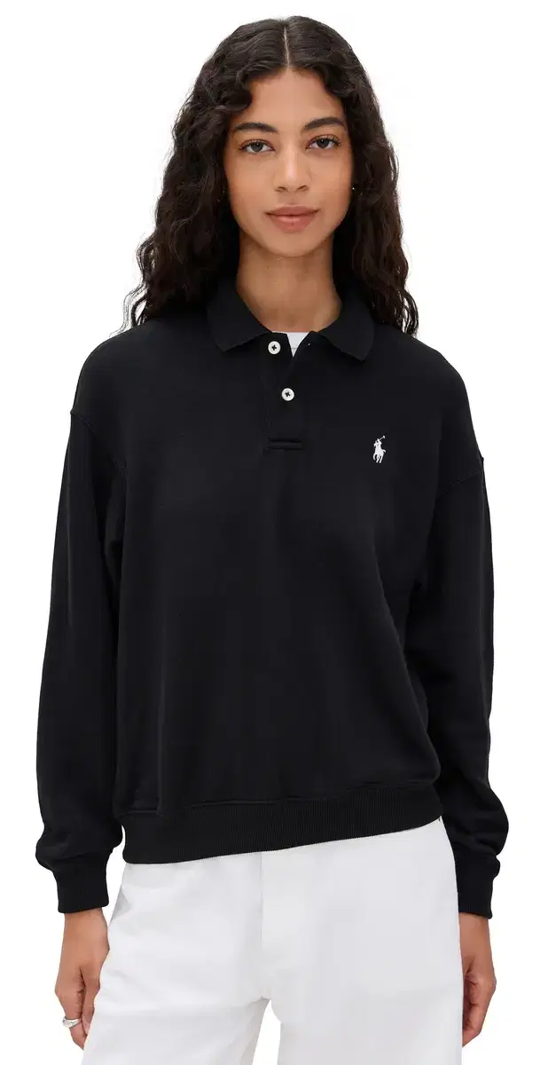 Polo Ralph Lauren Polo Collar Sweatshirt Polo Black