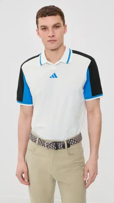 Adidas Golf Beyond Vent Polo Shirt White/Black L | Thumbnail 2 Adidas Golf Beyond Vent Polo Shirt White/Black L | Thumbnail 2