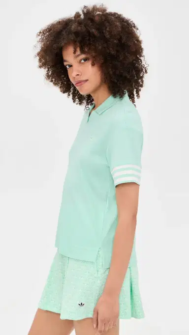 Adidas Golf Originals 3 tripe Polo Clear Mint | Thumbnail 4 Adidas Golf Originals 3 tripe Polo Clear Mint | Thumbnail 4