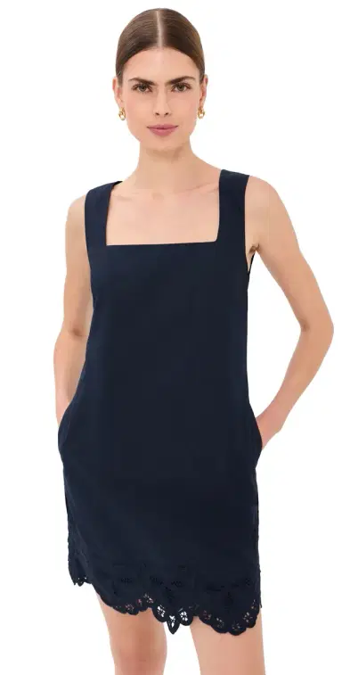 Veronica Beard Shanice Dress Navy | Thumbnail 1 Veronica Beard Shanice Dress Navy | Thumbnail 1
