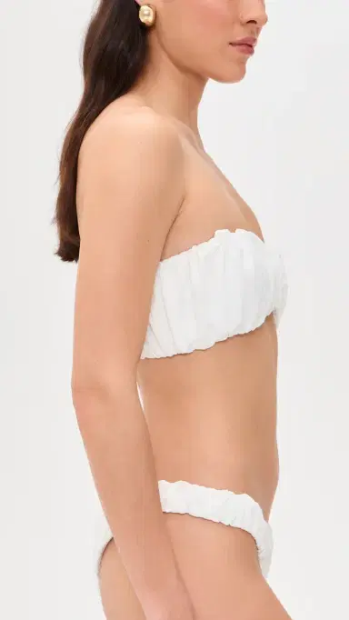 CAROLINE CONSTAS Leila Ruched Bikini Top | Thumbnail 4 CAROLINE CONSTAS Leila Ruched Bikini Top | Thumbnail 4