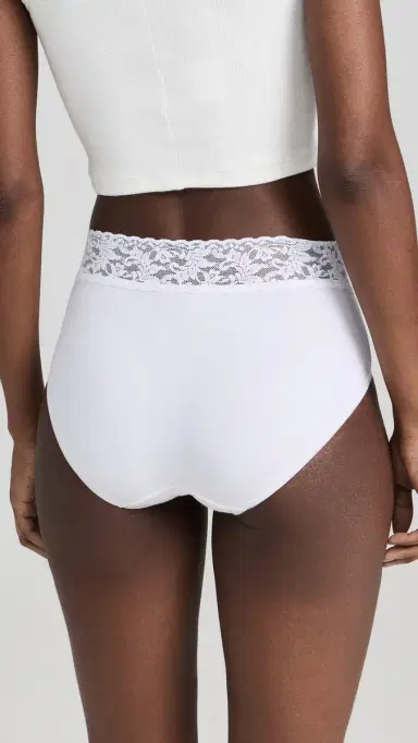 Hanky Panky French Briefs White | Thumbnail 3