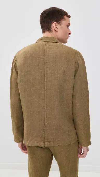 Alex Crane Linen Alta Blazer Chai M | Thumbnail 3
