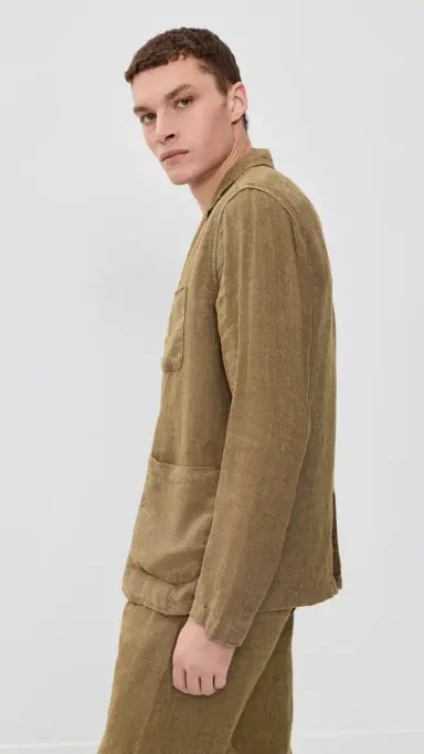 Alex Crane Linen Alta Blazer Chai M | Thumbnail 4