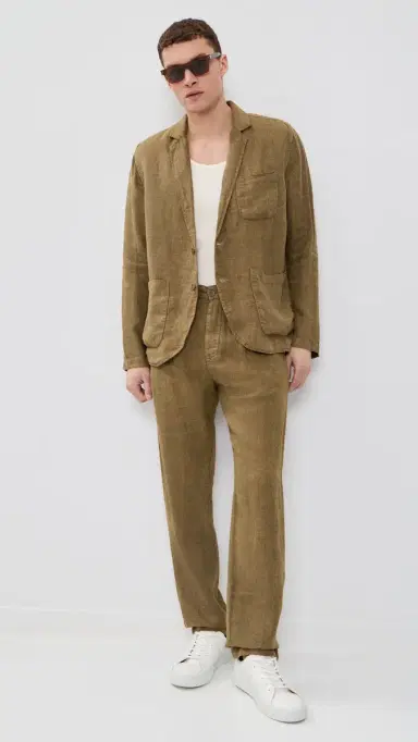 Alex Crane Linen Alta Blazer Chai M | Thumbnail 5