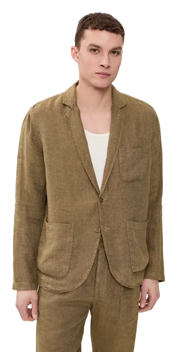 Linen Alta Blazer Chai M