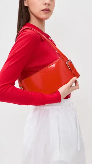 Coperni Ergonomic Shoulder Bag Red One Size | Thumbnail 3