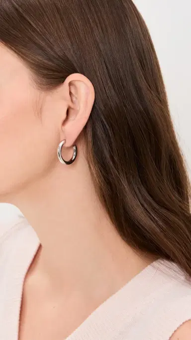 Jennifer Fisher Lilly Huggie Hoop Earrings | Thumbnail 3
