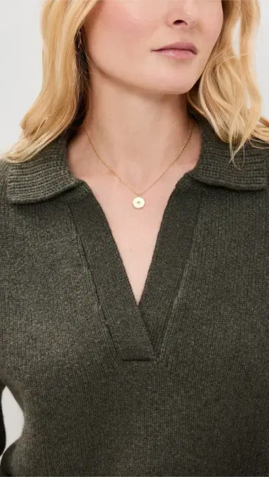 Gorjana Birthstone Coin Necklace March One Size | Thumbnail 3