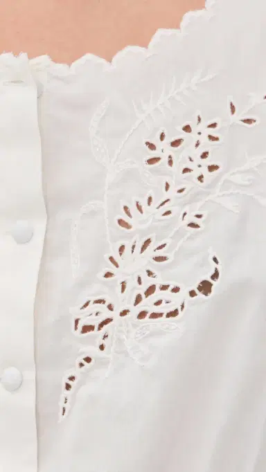RE/DONE Jerry Tank Blouse Vintage White | Thumbnail 6 RE/DONE Jerry Tank Blouse Vintage White | Thumbnail 6