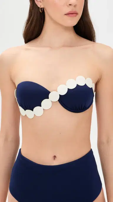 Ancora Corfú Bikini Top Navy | Thumbnail 2