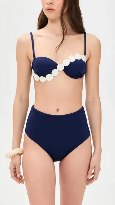 Ancora Corfú Bikini Top Navy | Thumbnail 5