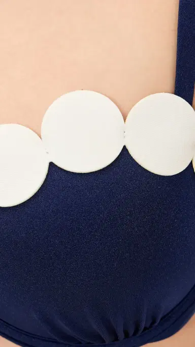 Ancora Corfú Bikini Top Navy | Thumbnail 6