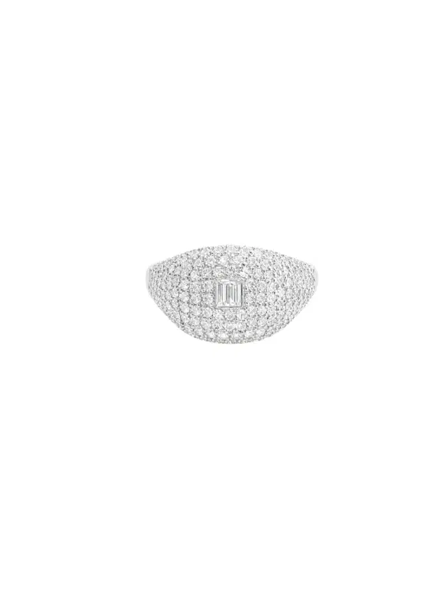 Wish Fine Jewelry 1.66ct Diamond 14K Gold Pave Ring