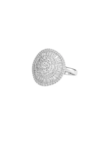 Wish Fine Jewelry 2.00ct Diamond 14K Gold Pave Cocktail Ring | Thumbnail 2 Wish Fine Jewelry 2.00ct Diamond 14K Gold Pave Cocktail Ring | Thumbnail 2