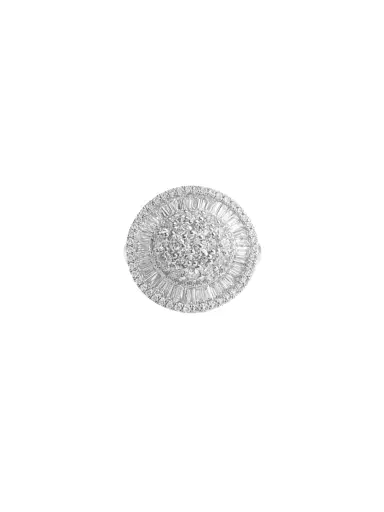 Wish Fine Jewelry 2.00ct Diamond 14K Gold Pave Cocktail Ring | Thumbnail 1 Wish Fine Jewelry 2.00ct Diamond 14K Gold Pave Cocktail Ring | Thumbnail 1