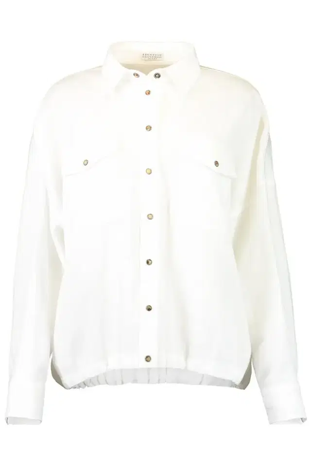 Brunello Cucinelli Patch Pocket Structure Shacket