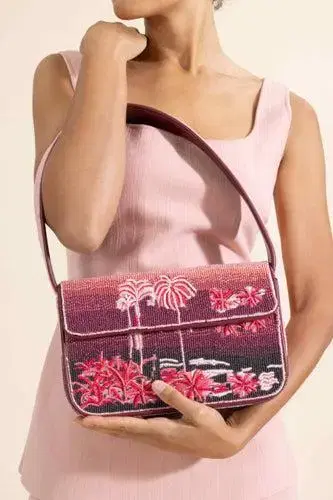 Staud Tommy Beaded Bag - California Clouds | Thumbnail 2 Staud Tommy Beaded Bag - California Clouds | Thumbnail 2