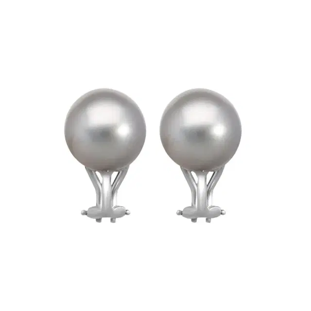 ASSAEL Assael 18K White Gold Tahitian Cultured Pearl Clip Earrings by The Solist