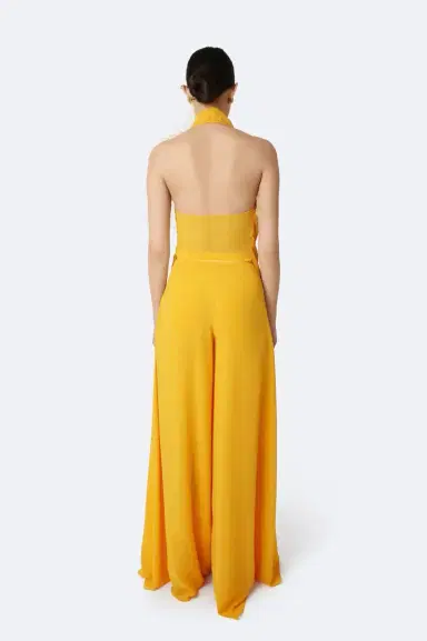 Lapointe Lightweight Georgette Wide Leg Pant | Thumbnail 2