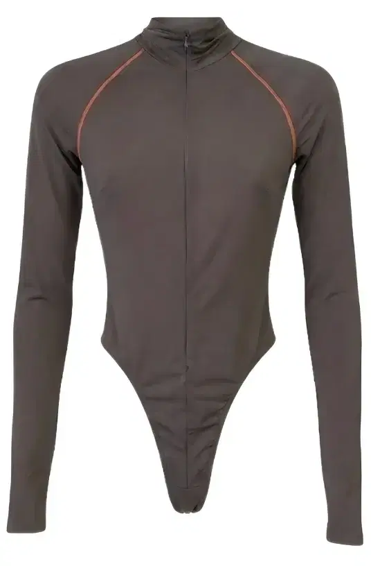 Long Sleeve Bodysuit with Top Stitching