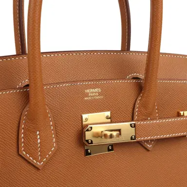HERMÈS Hermes Birkin Sellier 30 Gold Epsom Gold Hardware | Thumbnail 7 HERMÈS Hermes Birkin Sellier 30 Gold Epsom Gold Hardware | Thumbnail 7