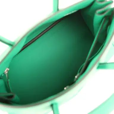 HERMÈS Hermes Birkin Shadow 25 Menthe Swift Palladium Hardware | Thumbnail 7