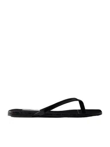 TOTEME Croc-effect Leather Flip Flops | Thumbnail 1 TOTEME Croc-effect Leather Flip Flops | Thumbnail 1