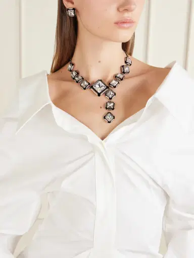Givenchy tone Crystal Necklace | Thumbnail 2