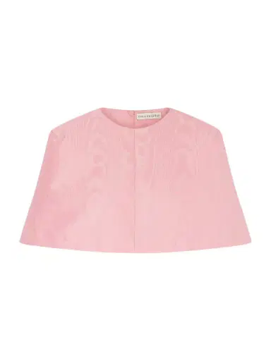 Emilia Wickstead Virginie Moiré Cape | Thumbnail 1 Emilia Wickstead Virginie Moiré Cape | Thumbnail 1