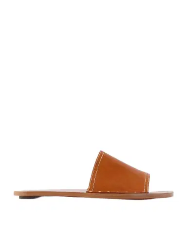 TOTEME Studded Leather Slides | Thumbnail 1