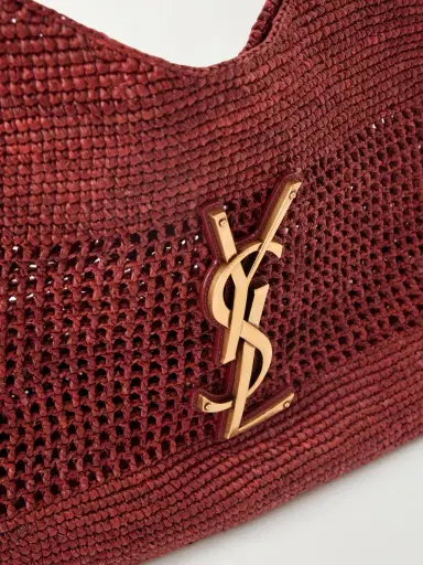 Saint Laurent Icare Maxi Leather-trimmed Raffia Tote | Thumbnail 5 Saint Laurent Icare Maxi Leather-trimmed Raffia Tote | Thumbnail 5