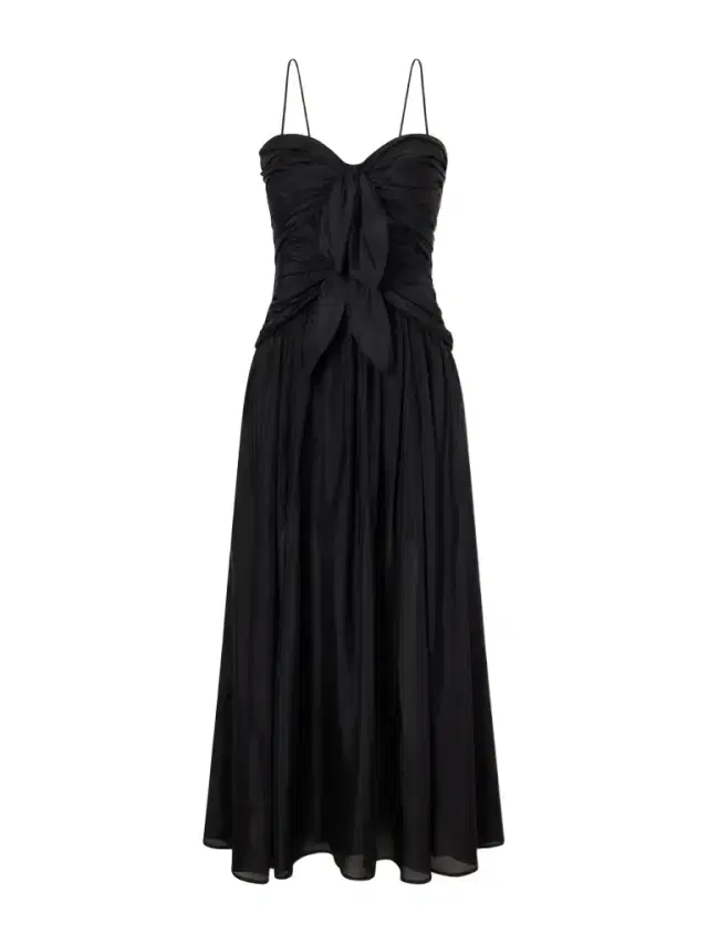 Aster Cutout Gathered Silk-chiffon Midi Dress