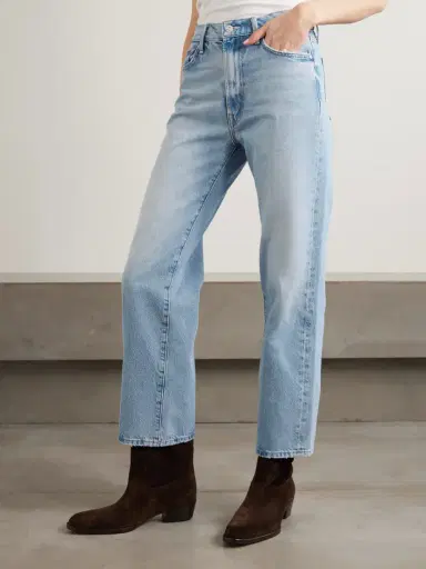 Mother The Rambler Zip Flood High-rise Straight-leg Jeans | Thumbnail 3 Mother The Rambler Zip Flood High-rise Straight-leg Jeans | Thumbnail 3