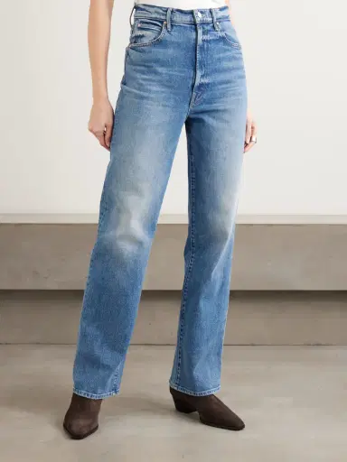 Mother Tunnel Vision Sneak High-rise Straight-leg Jeans | Thumbnail 3 Mother Tunnel Vision Sneak High-rise Straight-leg Jeans | Thumbnail 3