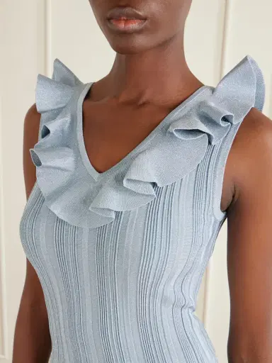 Zimmermann Aster Metallic Ruffled Top | Thumbnail 5